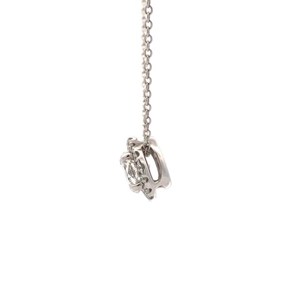 Lab Grown Diamond Necklace Image 2 Flora Gems Decatur, IL