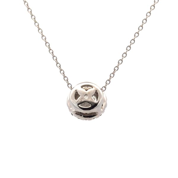 Lab Grown Diamond Necklace Image 3 Flora Gems Decatur, IL