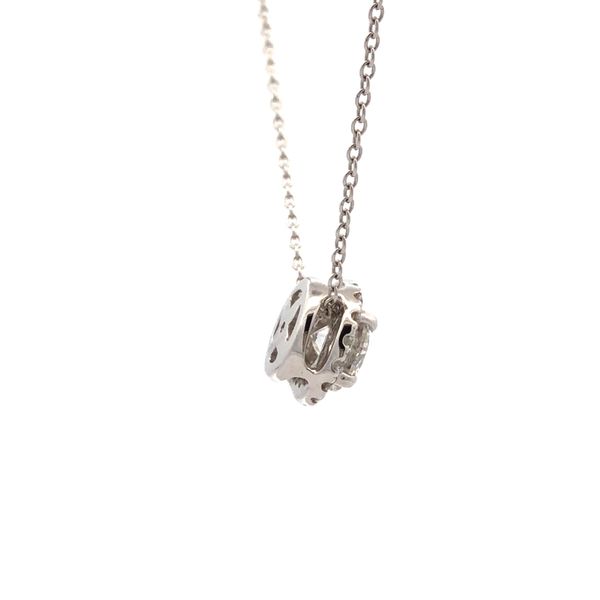 Lab Grown Diamond Necklace Image 4 Flora Gems Decatur, IL