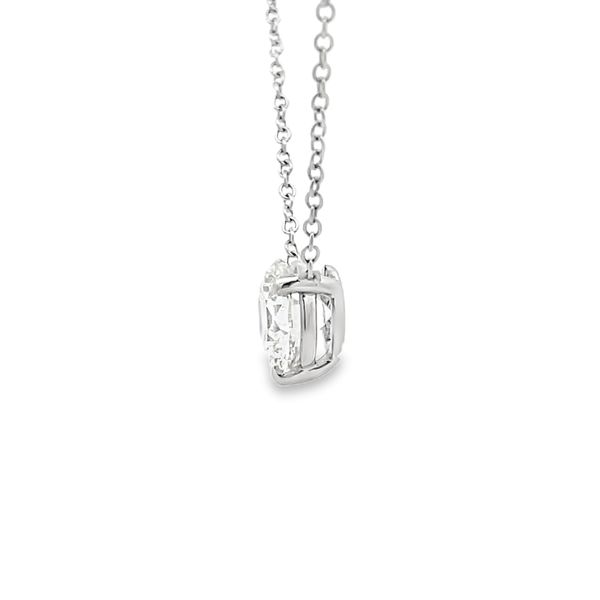 Lab Grown Diamond Necklace Image 2 Flora Gems Decatur, IL