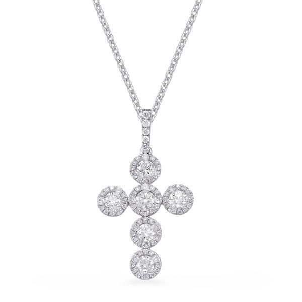 Diamond Cross Pendant Flora Gems Decatur, IL