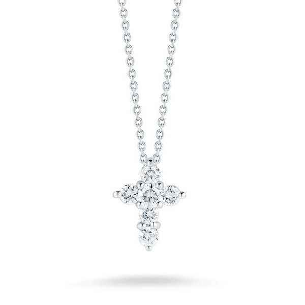 Roberto Coin Diamond Cross Necklace Flora Gems Decatur, IL