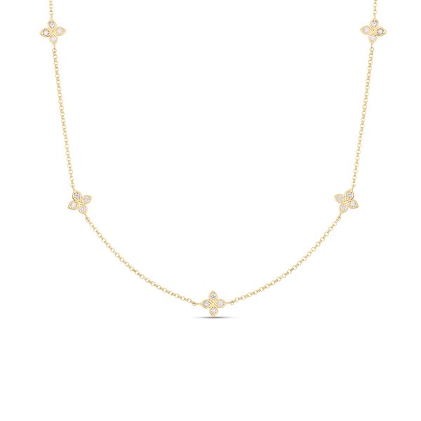 Roberto Coin Diamond Necklace Flora Gems Decatur, IL