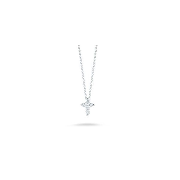 Roberto Coin Diamond Cross Necklace Flora Gems Decatur, IL