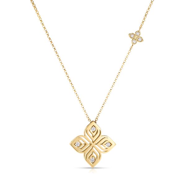 Roberto Coin Diamond Necklace Flora Gems Decatur, IL