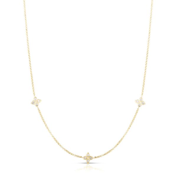 Roberto Coin Diamond Necklace Flora Gems Decatur, IL