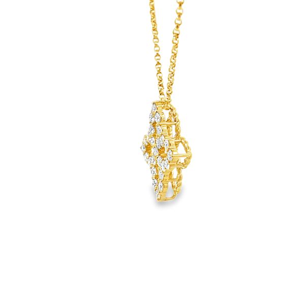 Roberto Coin Diamond Necklace Image 2 Flora Gems Decatur, IL
