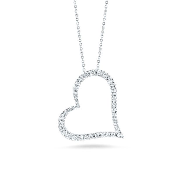 Roberto Coin Diamond Heart Necklace Flora Gems Decatur, IL