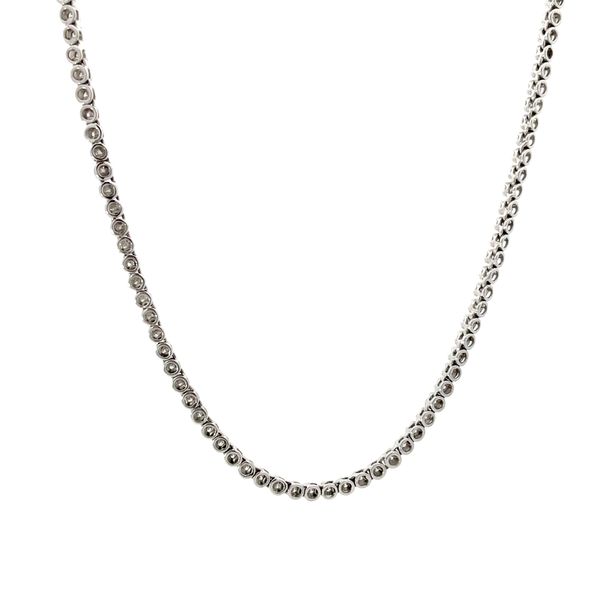 Diamond Tennis Necklace Image 3 Flora Gems Decatur, IL