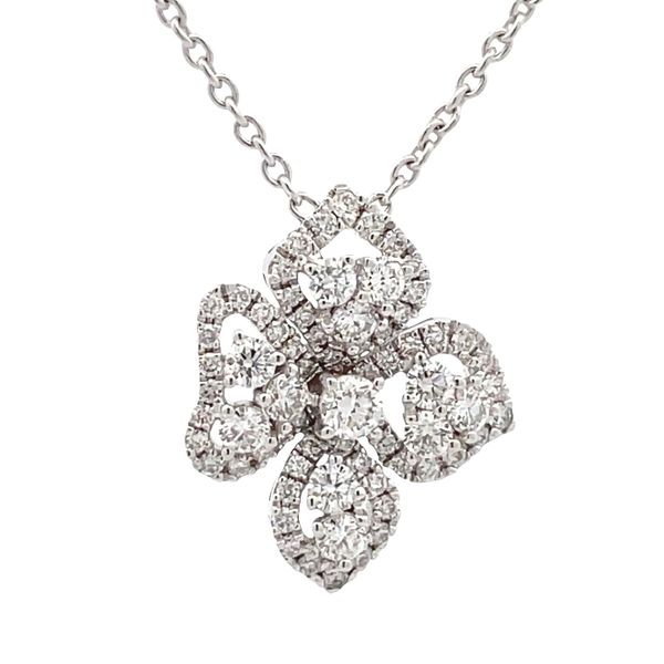 Roberto Coin Diamond Flower Necklace Flora Gems Decatur, IL