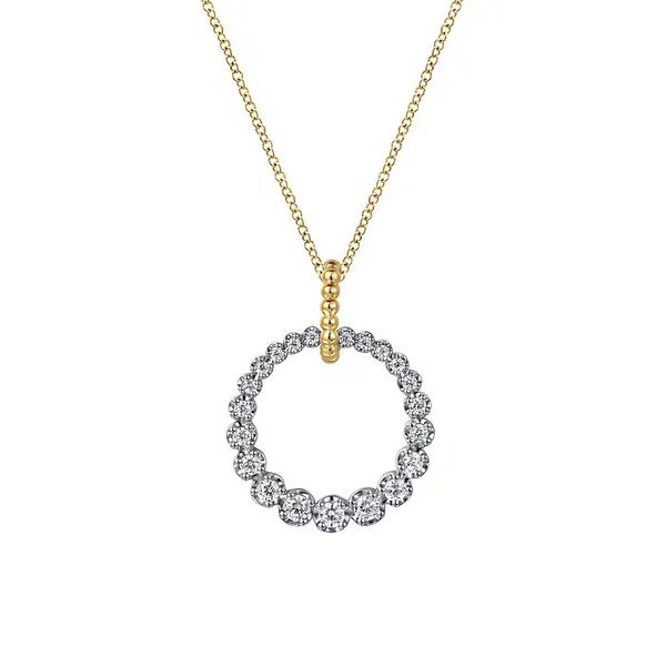 Diamond Open Circle Necklace Flora Gems Decatur, IL