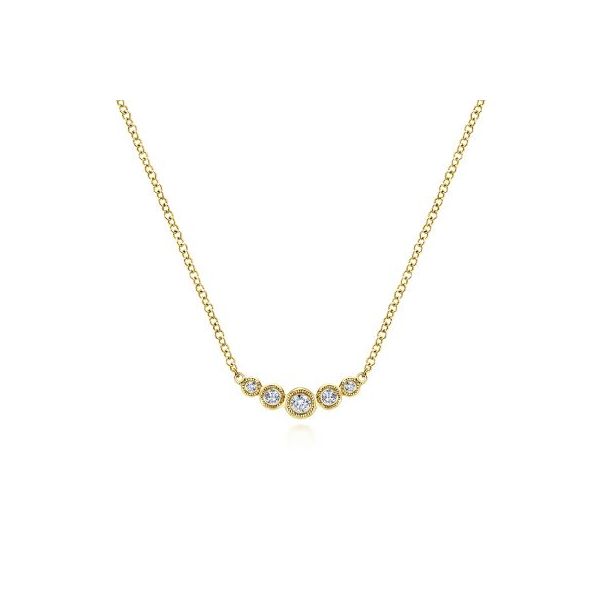 Diamond Bar Necklace Flora Gems Decatur, IL