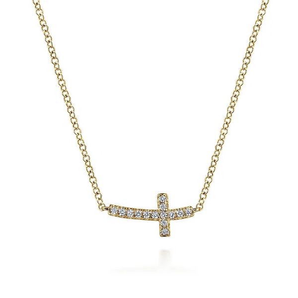 Diamond Cross Necklace Flora Gems Decatur, IL
