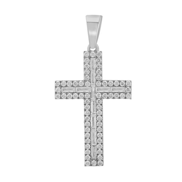 Diamond Cross Pendant Flora Gems Decatur, IL