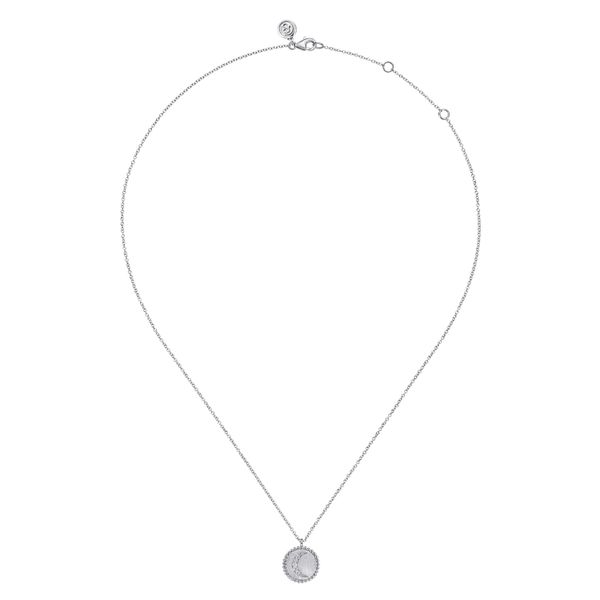 Sterling Silver and Diamond Necklace Image 3 Flora Gems Decatur, IL