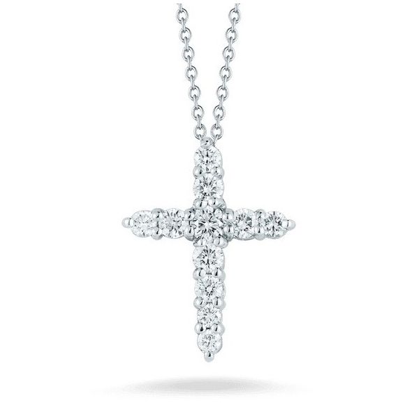 Roberto Coin Diamond Cross Necklace Flora Gems Decatur, IL