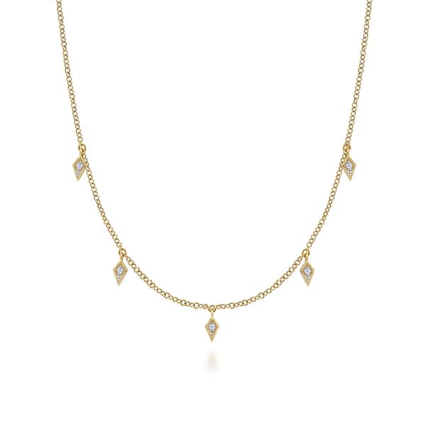 Diamond Necklace Flora Gems Decatur, IL
