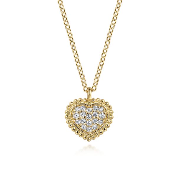 Diamond Heart Necklace Flora Gems Decatur, IL