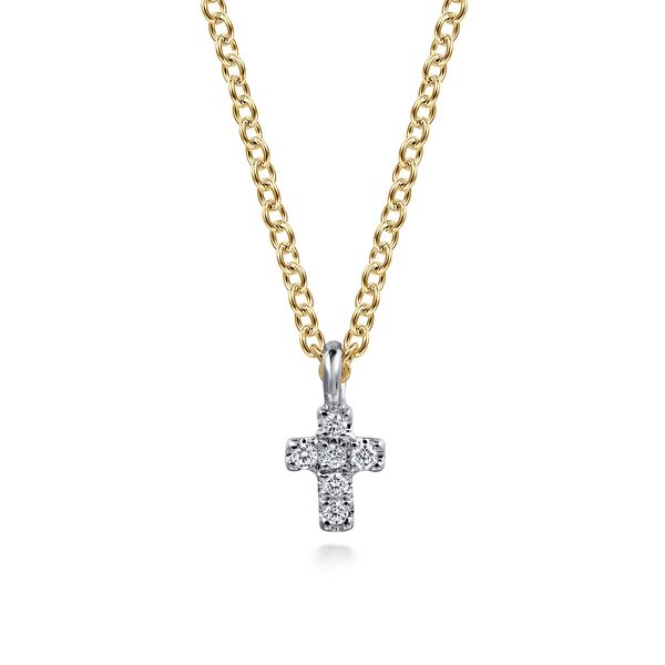 Diamond Cross Necklace Flora Gems Decatur, IL