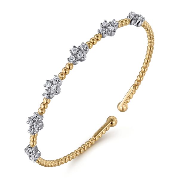Diamond Bangle Bracelet Image 2 Flora Gems Decatur, IL