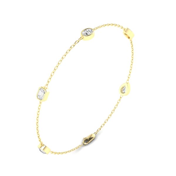 Lab Grown Diamond Bracelet Image 2 Flora Gems Decatur, IL