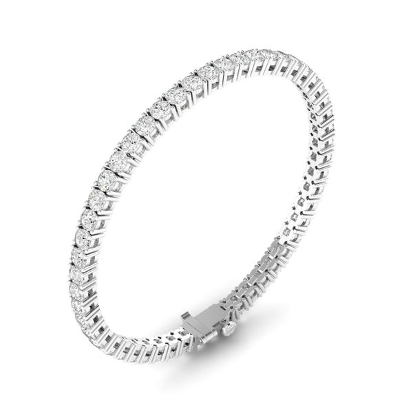 Lab Grown Diamond Bracelet Image 2 Flora Gems Decatur, IL