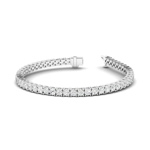 Lab Grown Diamond Bracelet Image 3 Flora Gems Decatur, IL