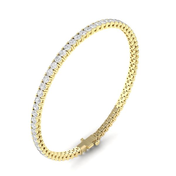 Lab Grown Diamond Bracelet Image 2 Flora Gems Decatur, IL