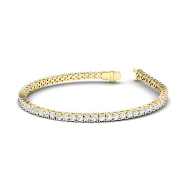 Lab Grown Diamond Bracelet Image 3 Flora Gems Decatur, IL