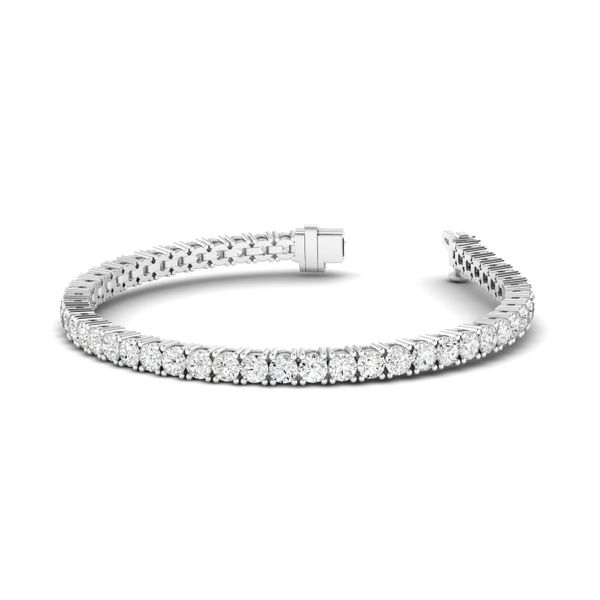 Lab Grown Diamond Bracelet Image 3 Flora Gems Decatur, IL