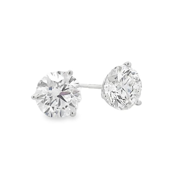 Lab Grown Diamond Stud Earrings Flora Gems Decatur, IL