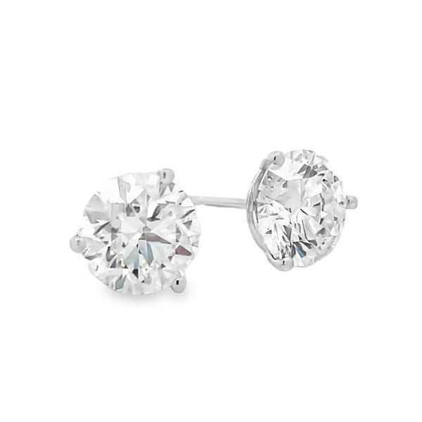 Lab Grown Diamond Stud Earrings Flora Gems Decatur, IL