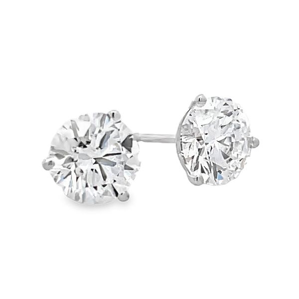 Lab Grown Diamond Stud Earrings Flora Gems Decatur, IL