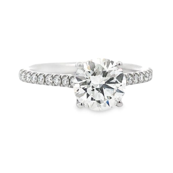 Lab Grown Diamond Halo Ring Flora Gems Decatur, IL