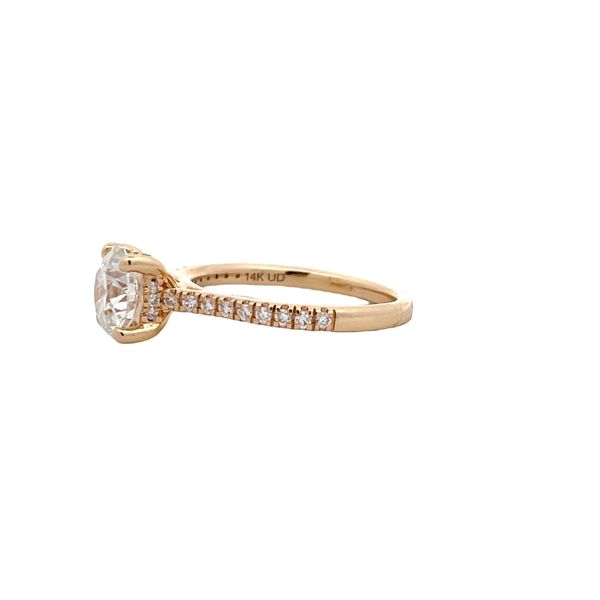 Lab Grown Diamond Engagement Ring Image 2 Flora Gems Decatur, IL
