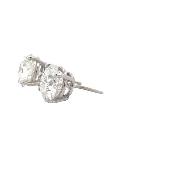 Diamond Stud Earrings Image 2 Flora Gems Decatur, IL