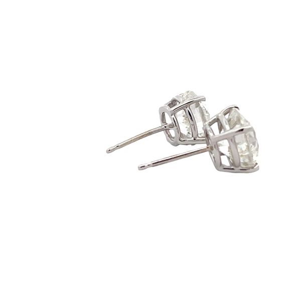 Diamond Stud Earrings Image 4 Flora Gems Decatur, IL