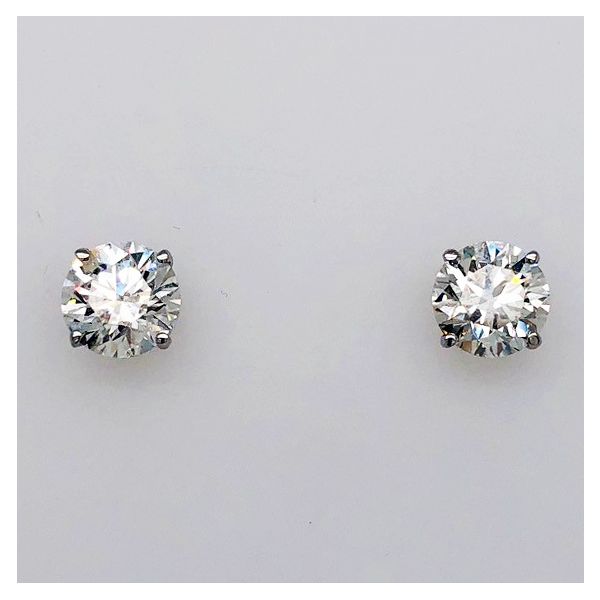 Diamond Stud Earrings Flora Gems Decatur, IL