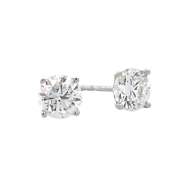 Natural Diamond Stud Earrings Flora Gems Decatur, IL