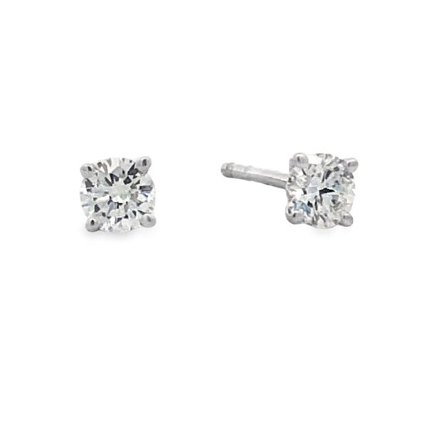 Diamond Stud Earrings Flora Gems Decatur, IL