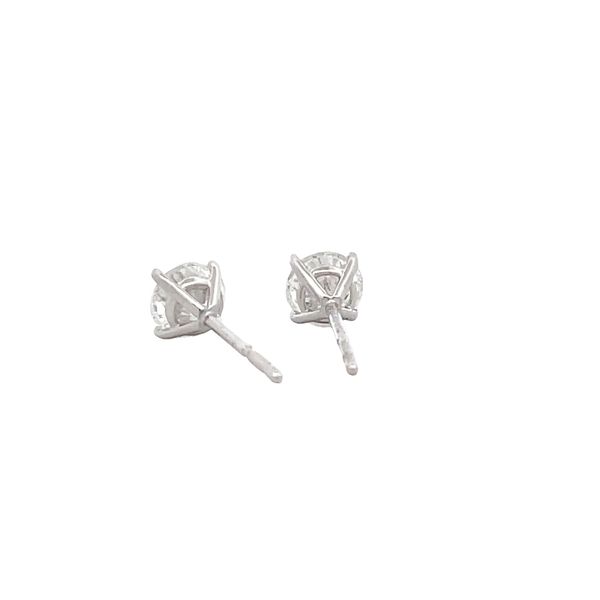 Natural Diamond Stud Earrings Image 3 Flora Gems Decatur, IL