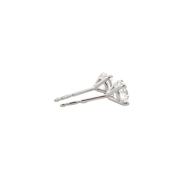 Natural Diamond Stud Earrings Image 4 Flora Gems Decatur, IL
