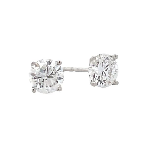 Natural Diamond Stud Earrings Flora Gems Decatur, IL