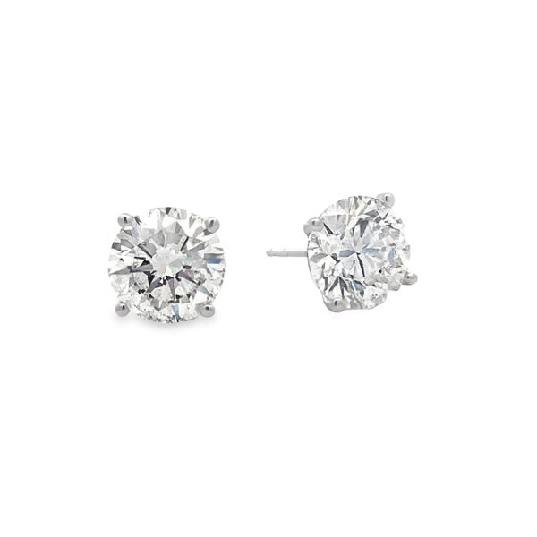 Natural Diamond Stud Earrings Flora Gems Decatur, IL