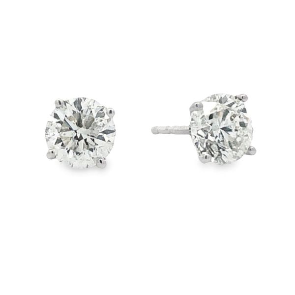 Natural Diamond Stud Earrings Flora Gems Decatur, IL
