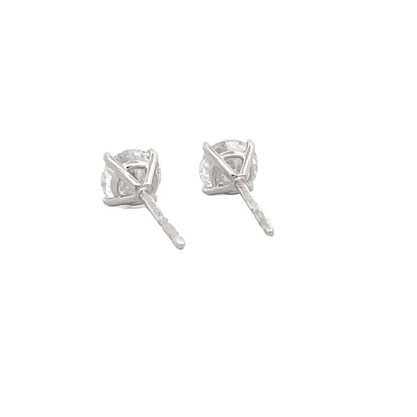 Natural Diamond Stud Earrings Image 3 Flora Gems Decatur, IL