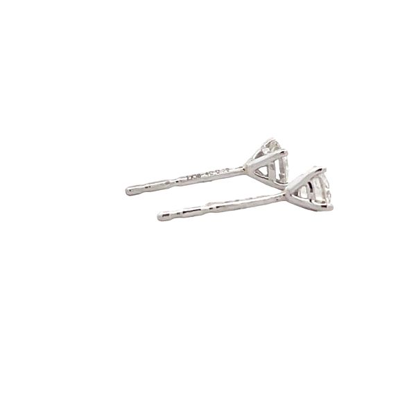 Natural Diamond Stud Earrings Image 4 Flora Gems Decatur, IL