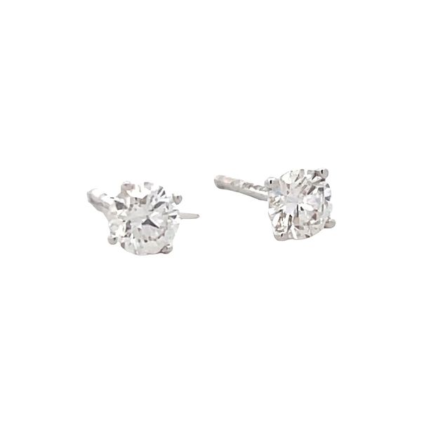 Natural Diamond Stud Earrings Flora Gems Decatur, IL