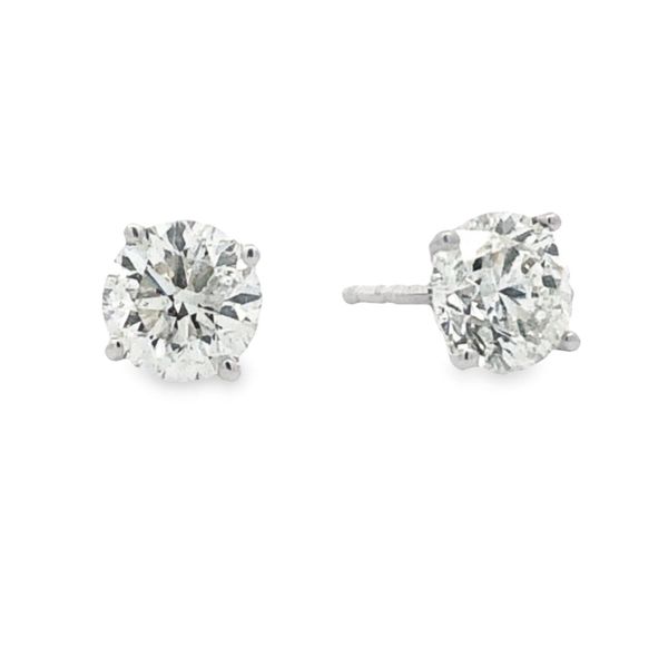 Natural Diamond Stud Earrings Flora Gems Decatur, IL