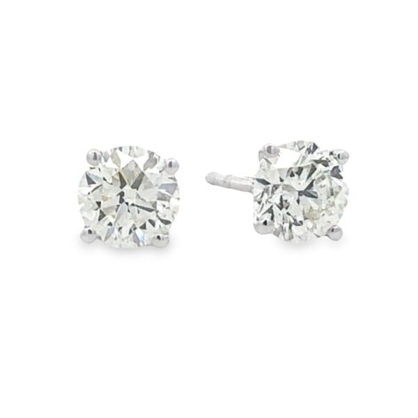 Diamond Stud Earrings Flora Gems Decatur, IL